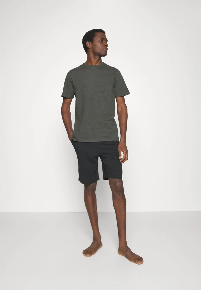 Pier One Nachtwäsche Set - Black/khaki – Bild 2