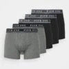 Pier One 5 PACK - Panties - Black/mottled Dark Grey