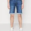 Pier One Jeans Shorts - Blue