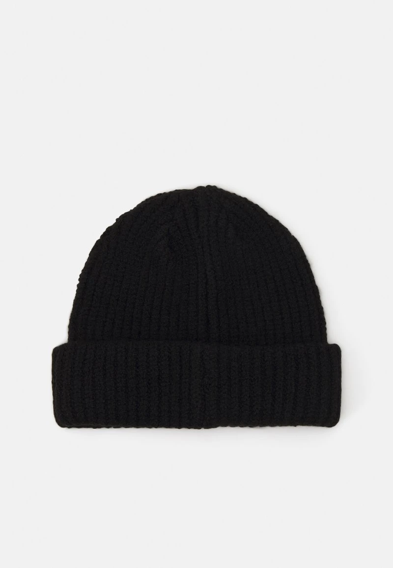 Pier One SHORT MICRO BEANIE UNISEX - Mütze - Black – Bild 2