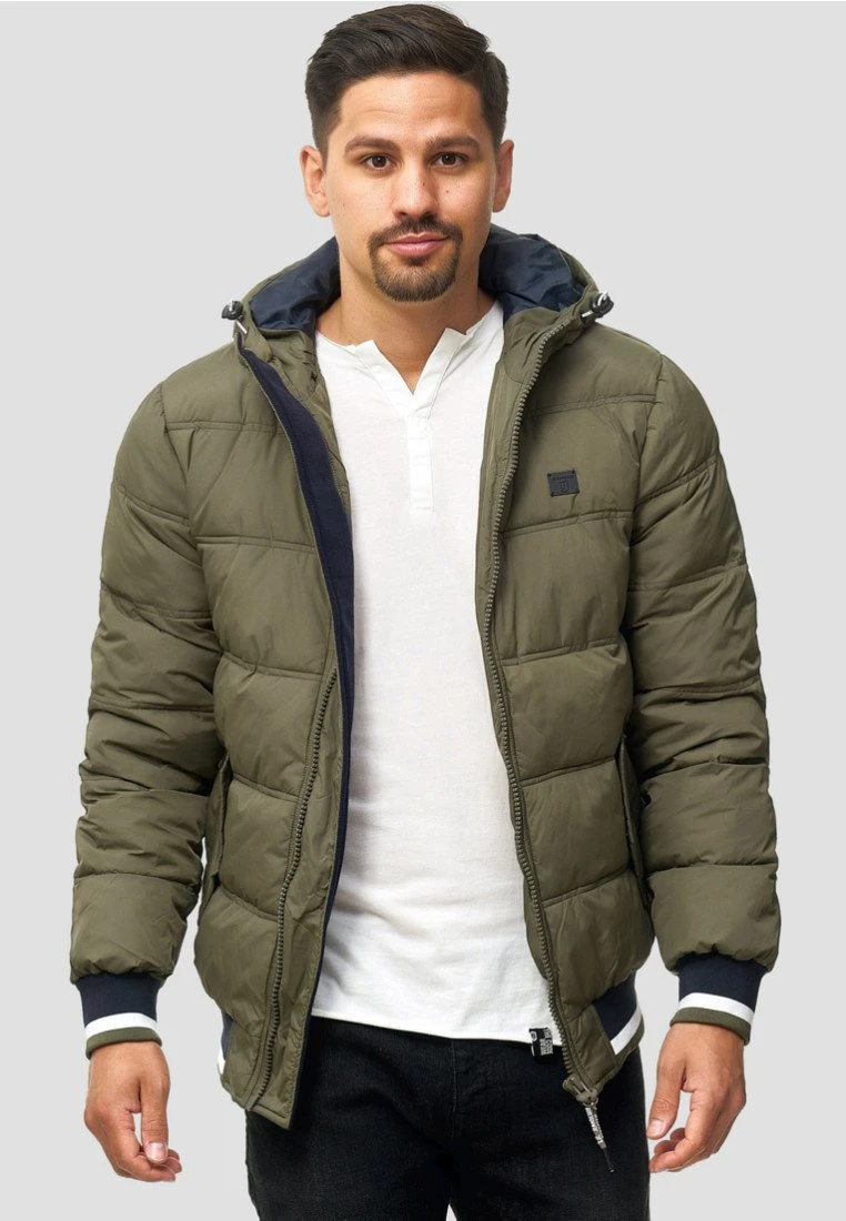 Indicode Jeans REGULAR FIT - Winterjacke - Dark Green
