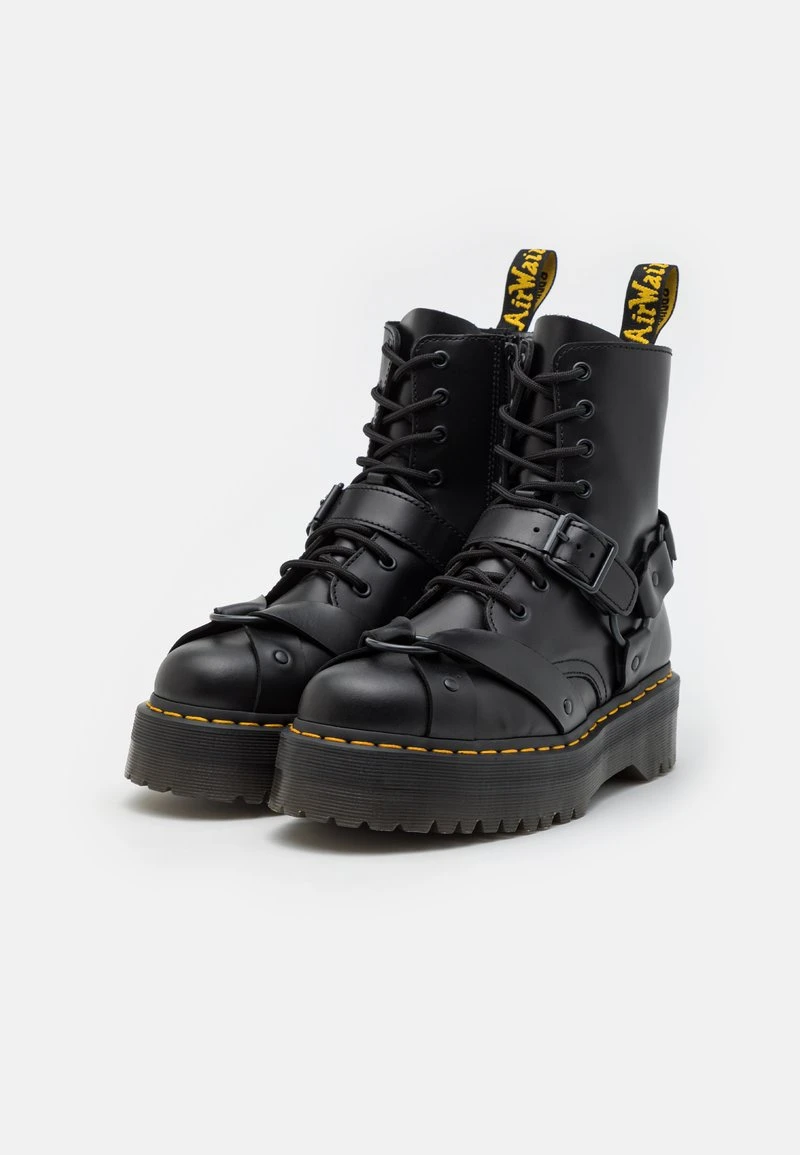Dr. Martens JADON HARNESS UNISEX - Schnürstiefelette - Black Paris – Bild 2