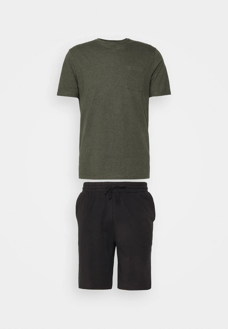 Pier One Nachtwäsche Set - Black/khaki – Bild 5