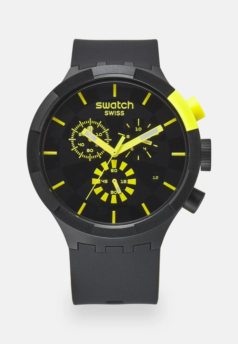 Swatch RACING PLEASURE - Chronograph - Black/yellow – Bild 5
