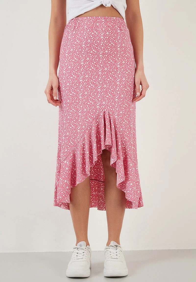 LELA REGULAR FIT - A-Linien-Rock - Fuchsia