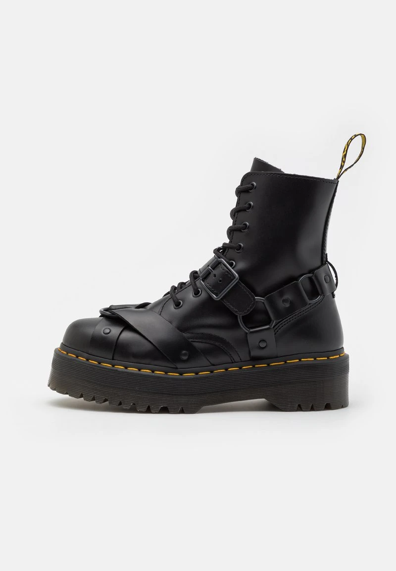 Dr. Martens JADON HARNESS UNISEX - Schnürstiefelette - Black Paris