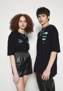 YOURTURN UNISEX - T-Shirt Print - Black