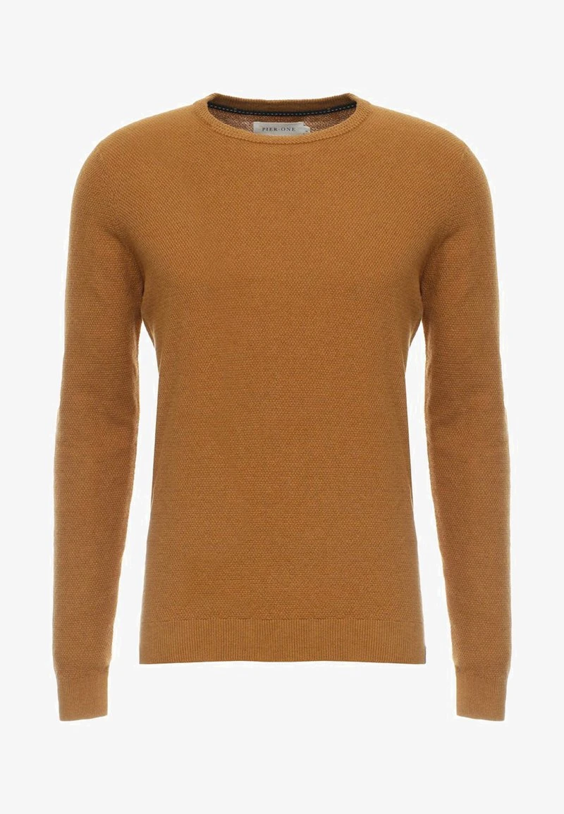 Pier One Strickpullover - Mottled Dark Yellow – Bild 5