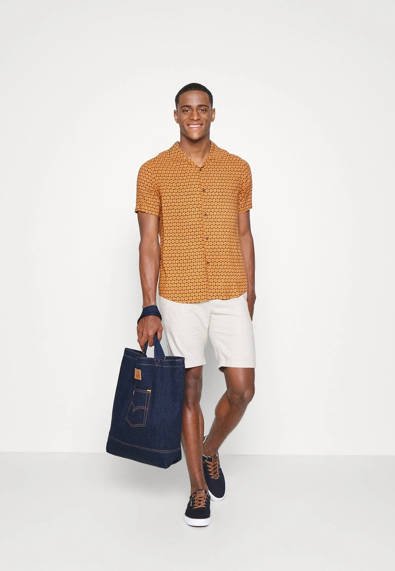 Pier One LINEN BLEND DRAWCORD SHORTS - Shorts - Beige – Bild 2