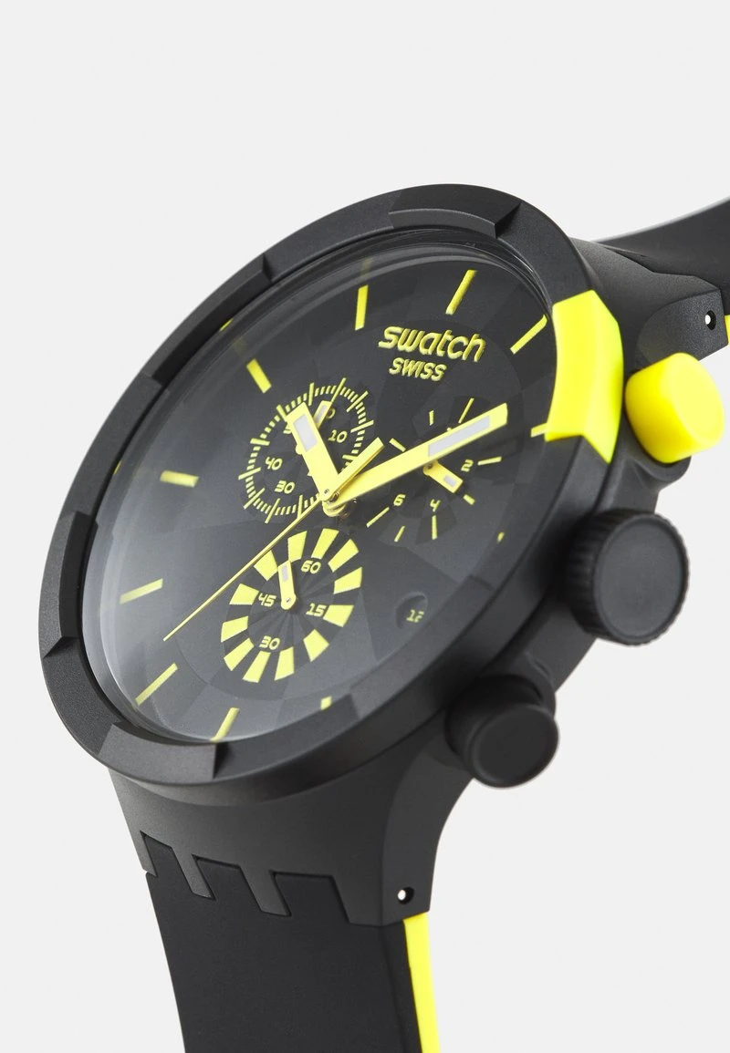 Swatch RACING PLEASURE - Chronograph - Black/yellow – Bild 4
