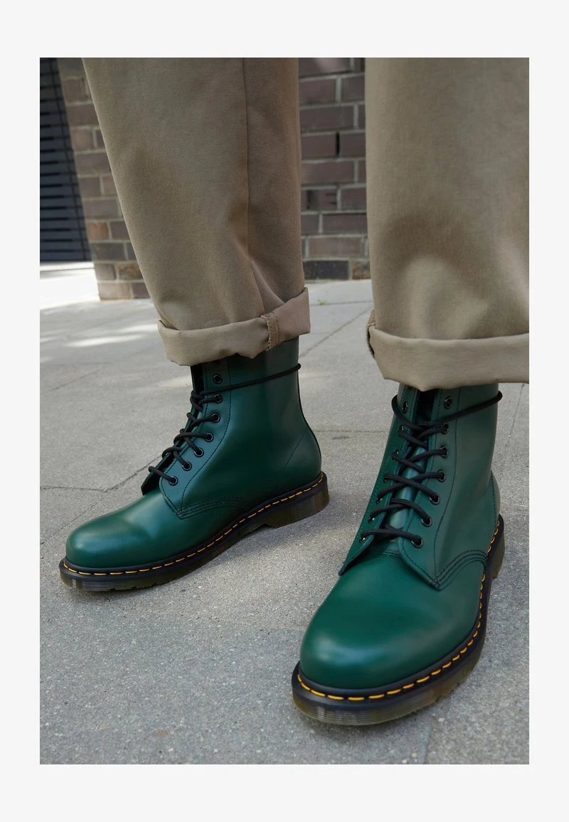 Dr. Martens 1460 BOOT - Schnürstiefelette - Green Smooth – Bild 3
