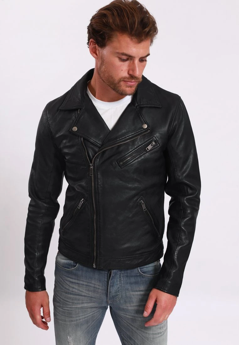 LE TEMPS DES CERISES LAMBERT - Lederjacke - Black