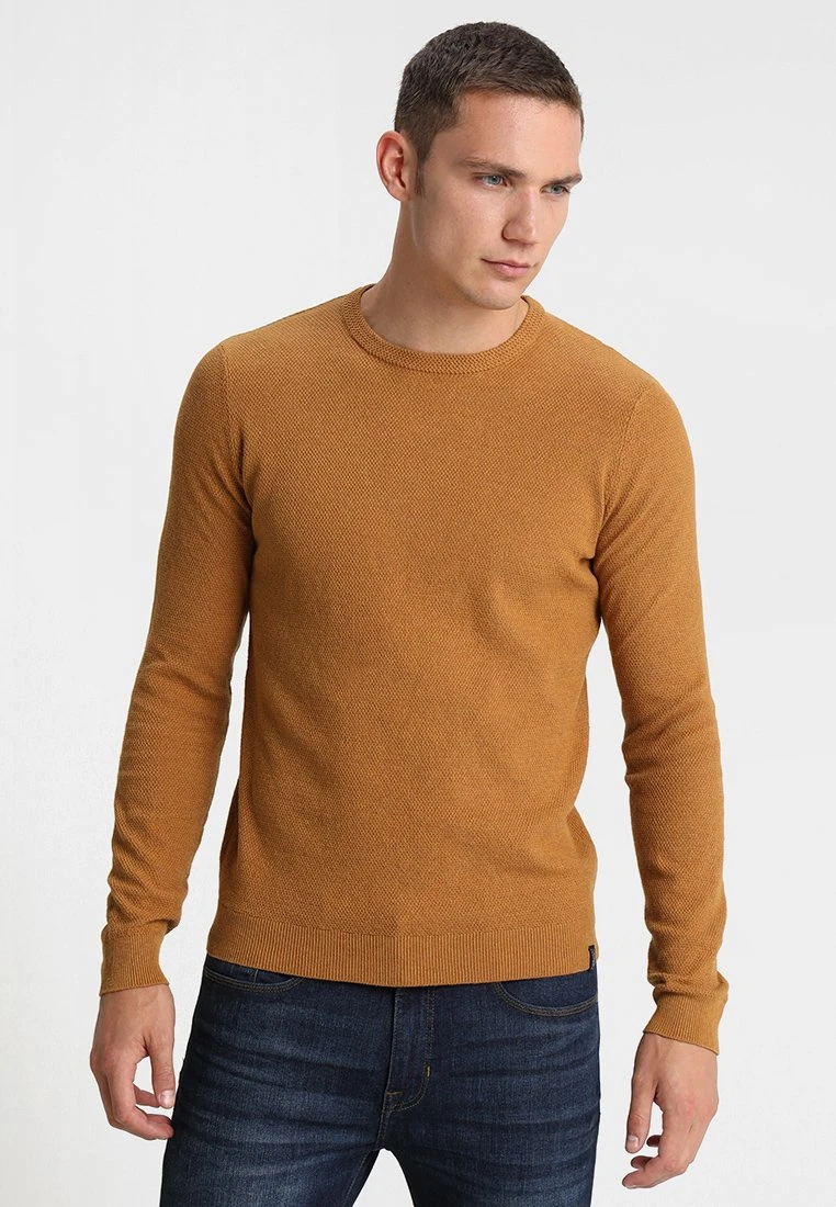 Pier One Strickpullover - Mottled Dark Yellow