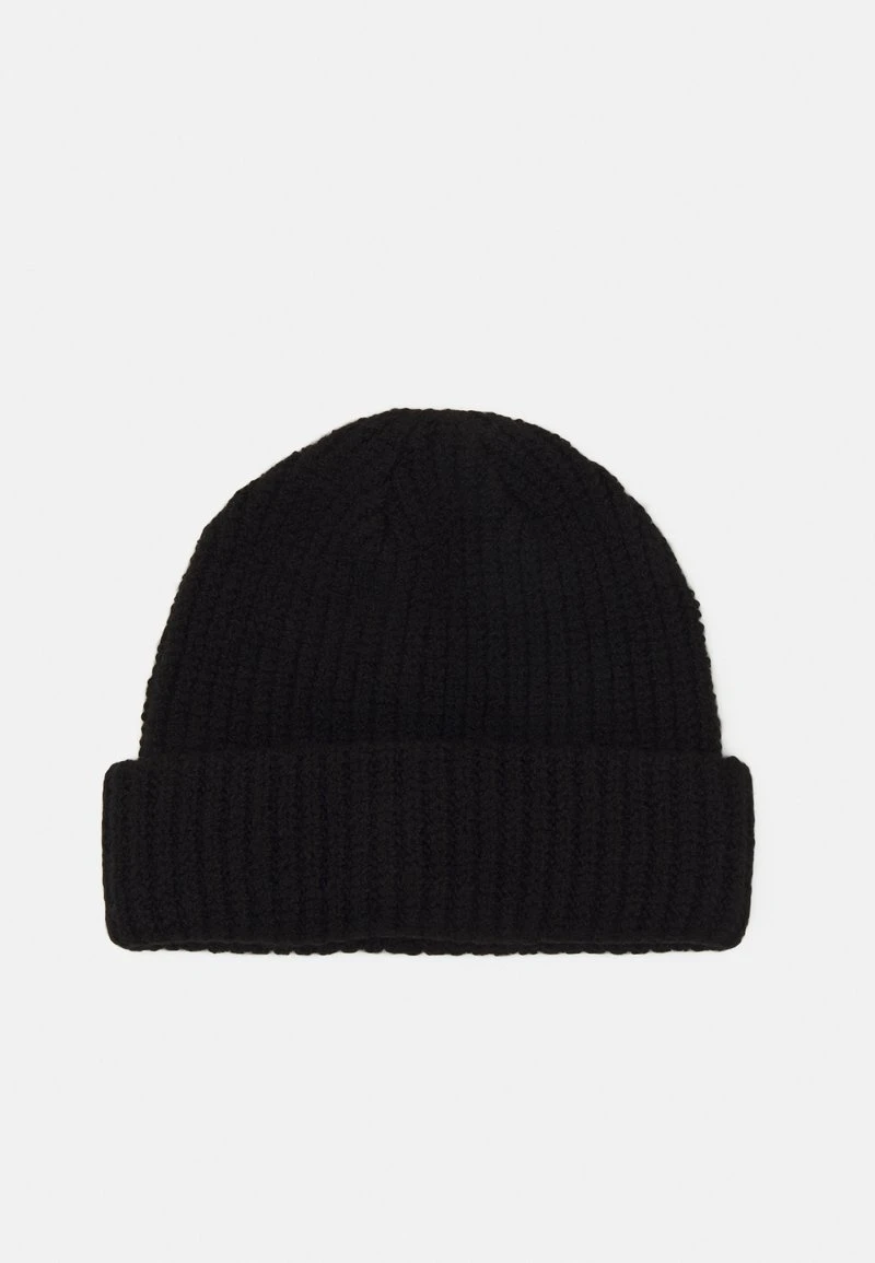 Pier One SHORT MICRO BEANIE UNISEX - Mütze - Black