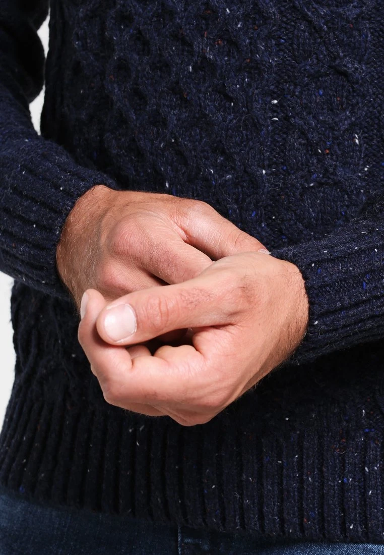 Pier One Strickpullover - Mottled Dark Blue – Bild 5