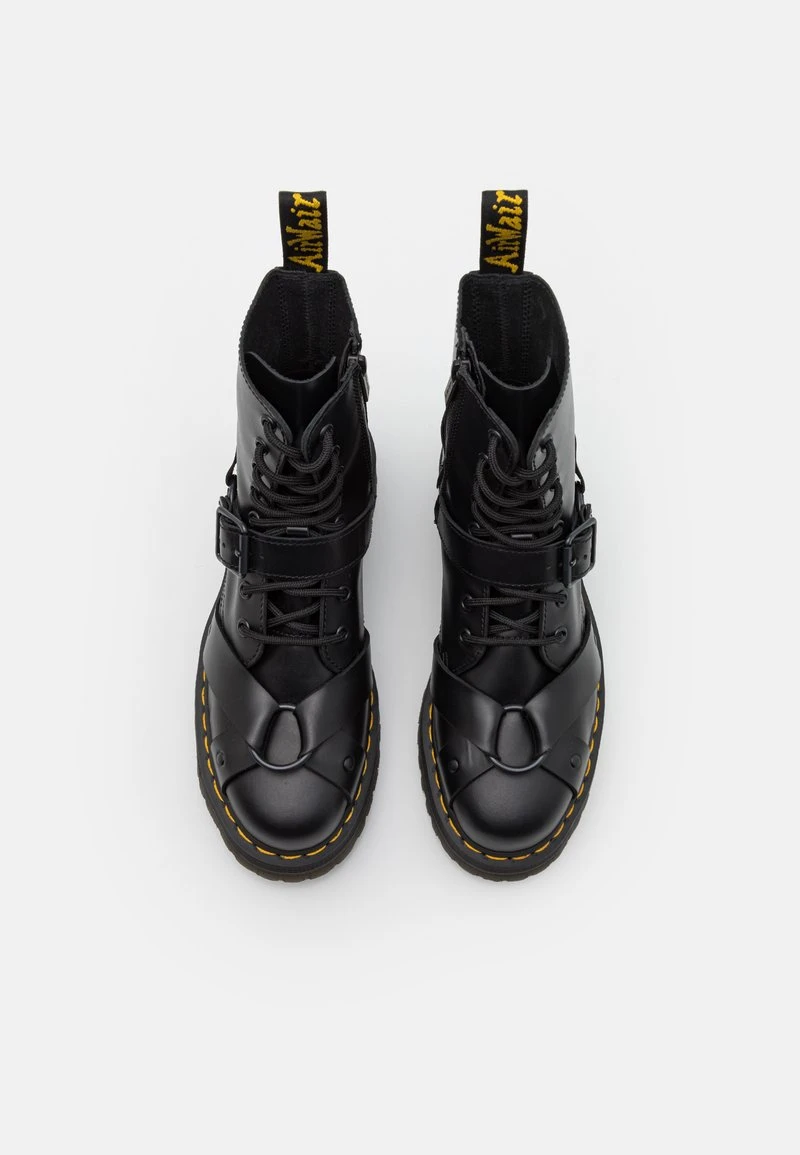 Dr. Martens JADON HARNESS UNISEX - Schnürstiefelette - Black Paris – Bild 4