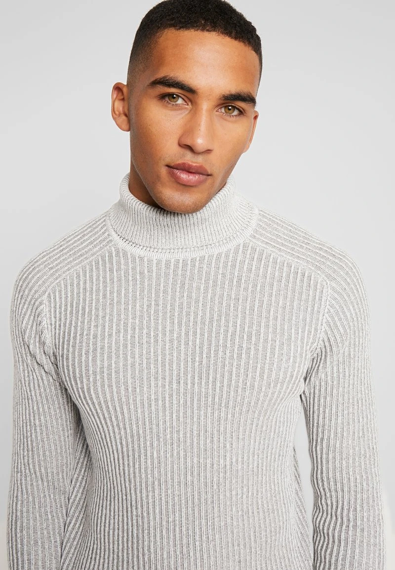 Pier One Strickpullover - 111 - Mottled Light Grey – Bild 4