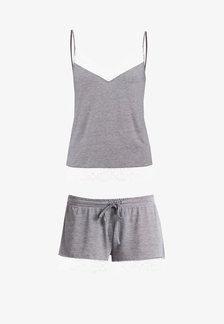 Anna Field SET - Nachtwäsche Set - Off-white/dark Blue – Bild 6