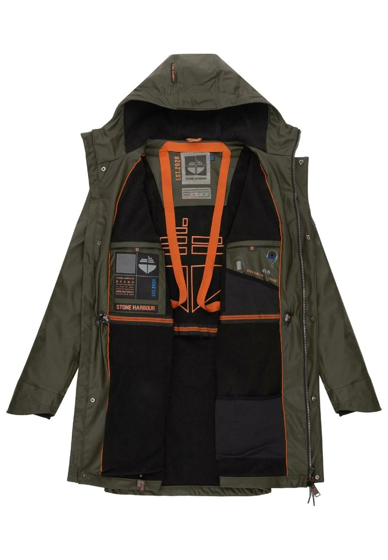 VERDAAN - Regenjacke / Wasserabweisende Jacke - Olive – Bild 5