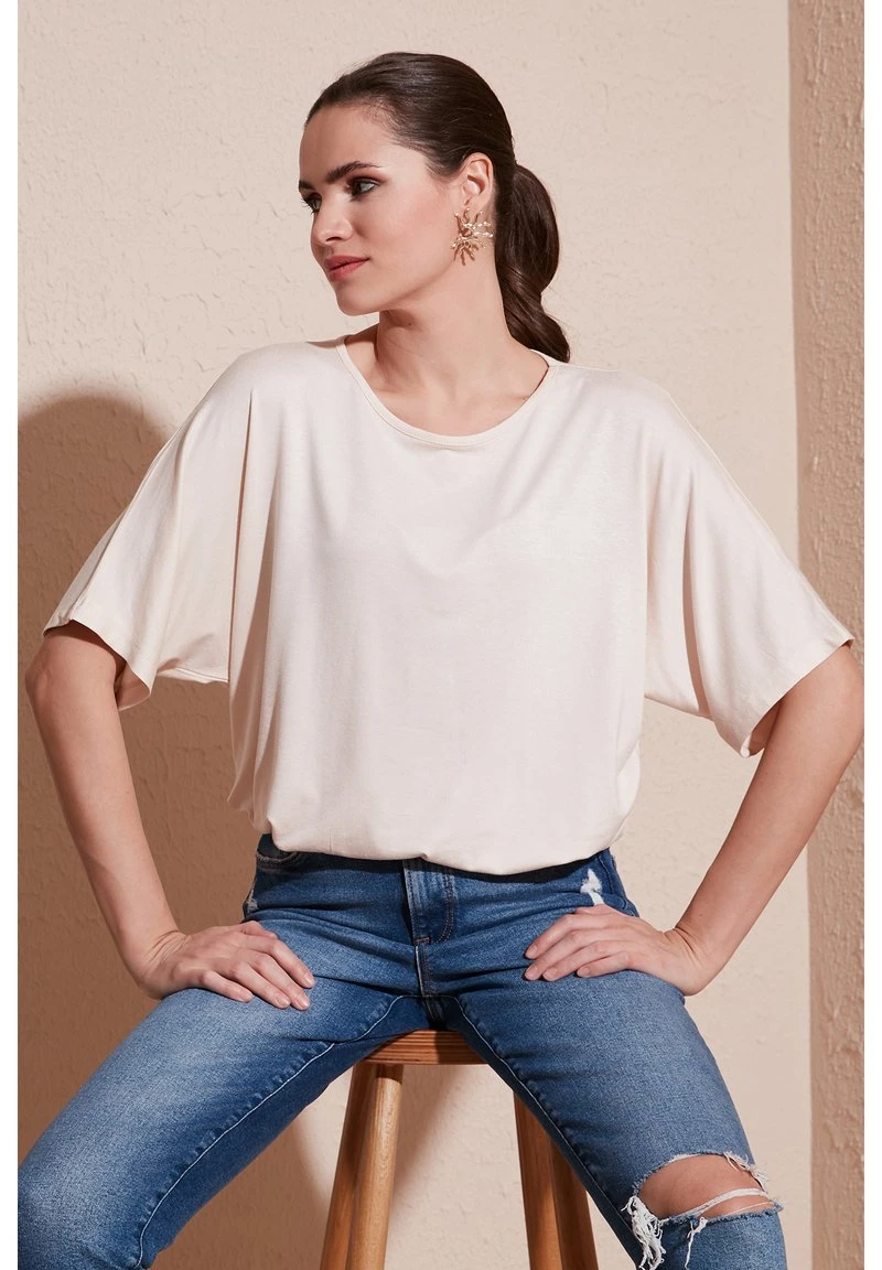 LELA LOOSE FIT - Bluse - Stone – Bild 4