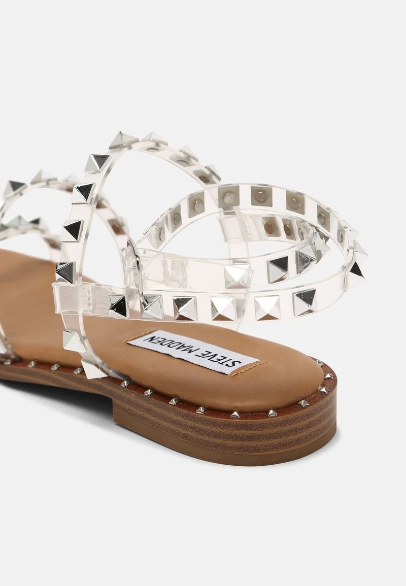 Steve Madden TRAVEL - Riemensandalette - Clear – Bild 6