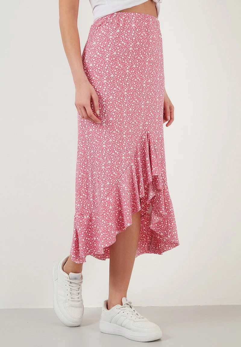 LELA REGULAR FIT - A-Linien-Rock - Fuchsia – Bild 4