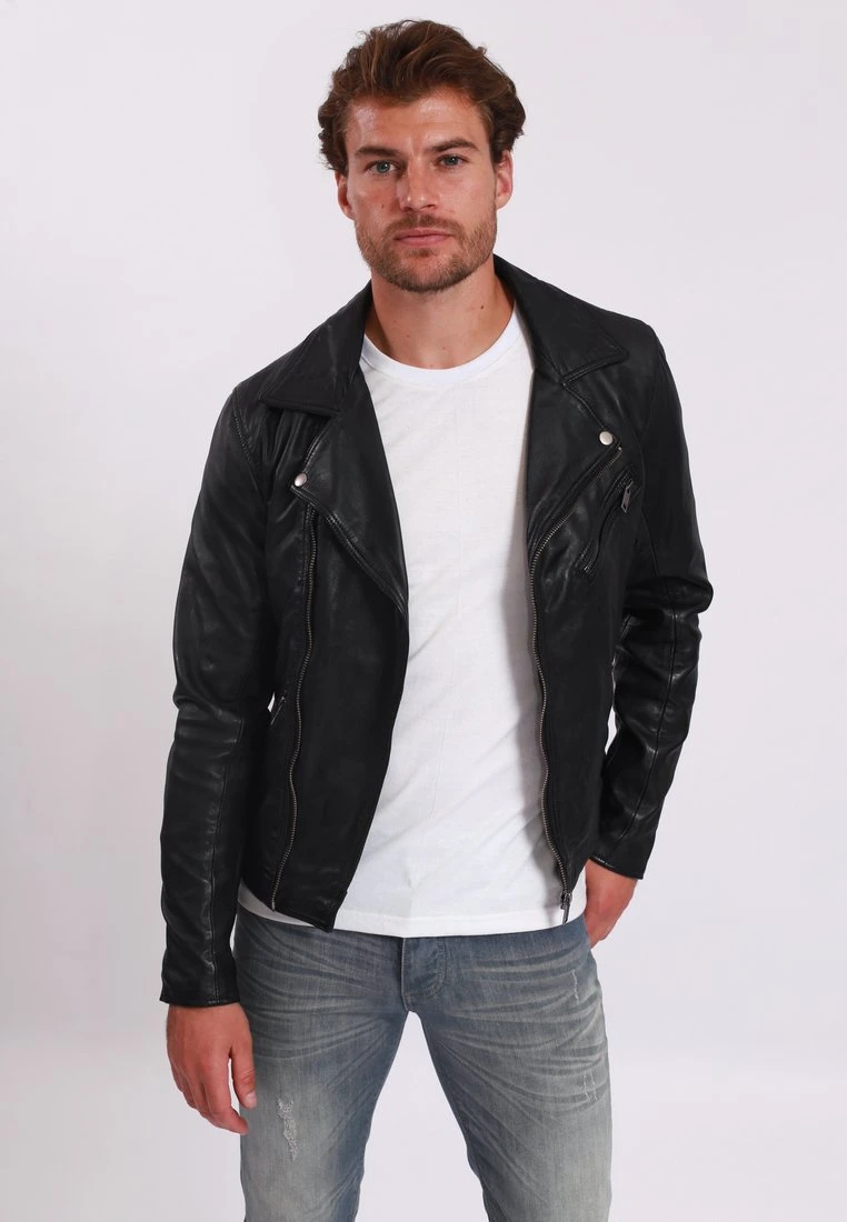 LE TEMPS DES CERISES LAMBERT - Lederjacke - Black – Bild 3