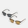 Pier One 2 PACK - Sonnenbrille - Brown/black